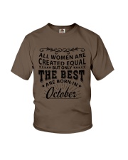 Queen are born in October Youth T-Shirt tile