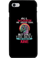 Queens are born in June Phone Case tile