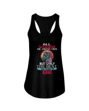 Queens are born in June Ladies Flowy Tank front
