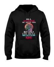 Queens are born in June Hooded Sweatshirt tile