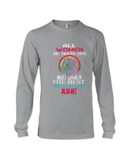 Queens are born in June Long Sleeve Tee tile
