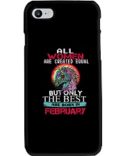 Queens are born in February Phone Case tile