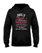 Queens are born in July Hooded Sweatshirt tile