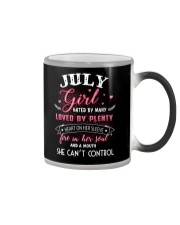 Queens are born in July Color Changing Mug tile