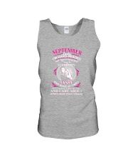 Queens are born in September Unisex Tank tile