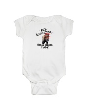 rock scissors paper throat punch i win Onesie tile
