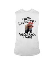 rock scissors paper throat punch i win Sleeveless Tee tile