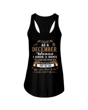 Queens are born in December Ladies Flowy Tank front