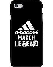 Legends are born in March Phone Case tile