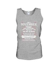 Queens are born in November Unisex Tank tile