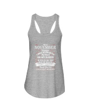 Queens are born in November Ladies Flowy Tank tile