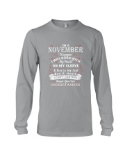 Queens are born in November Long Sleeve Tee tile