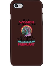 Queens are born in February Phone Case tile