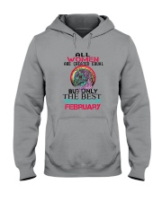 Queens are born in February Hooded Sweatshirt tile