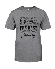 Queens are born in January Classic T-Shirt tile