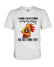 i wish everything was as easy V-Neck T-Shirt tile