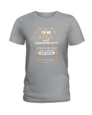 Queens are born in April Ladies T-Shirt tile