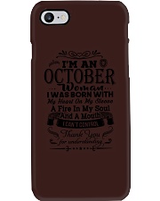 Queen are born in October Phone Case tile