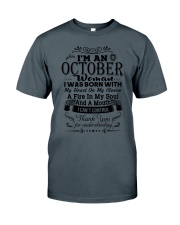 Queen are born in October Classic T-Shirt tile