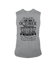 Queen are born in October Sleeveless Tee tile