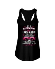 Queens are born in December Ladies Flowy Tank front