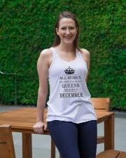 Queen are born in December Ladies Flowy Tank lifestyle-bellaflowy-tank-front-1