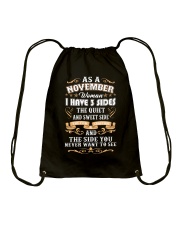 Queens are born in November Drawstring Bag tile