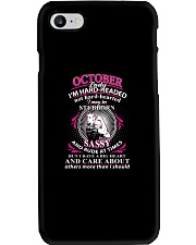 Queens are born in October Phone Case tile