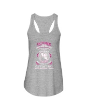 Queens are born in October Ladies Flowy Tank tile