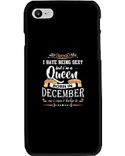 Queens are born in December Phone Case tile