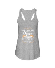 Queens are born in December Ladies Flowy Tank tile
