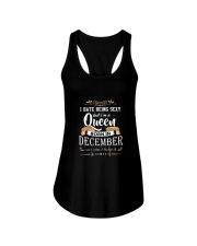 Queens are born in December Ladies Flowy Tank front