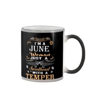 Queens are born in June Color Changing Mug tile