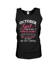 Queens are born in October Unisex Tank tile