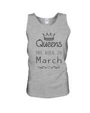 Queens are born in March Unisex Tank tile