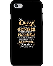 Queens are born in October Phone Case tile