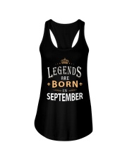 Legends are born in September Ladies Flowy Tank tile