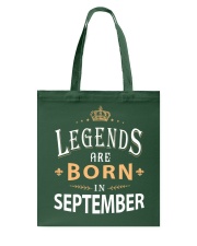 Legends are born in September Tote Bag tile