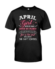Queens are born in April Classic T-Shirt tile
