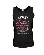 Queens are born in April Unisex Tank tile