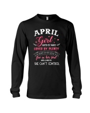 Queens are born in April Long Sleeve Tee tile