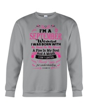 Queen are born in September Crewneck Sweatshirt tile