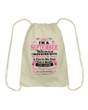 Queen are born in September Drawstring Bag tile