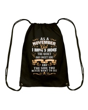 Queens are born in November Drawstring Bag tile