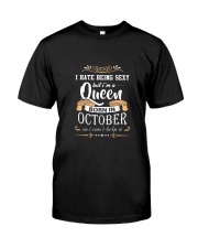 Queens are born in October Classic T-Shirt tile