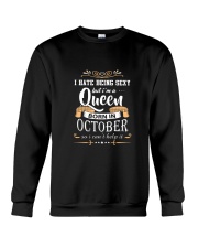 Queens are born in October Crewneck Sweatshirt tile