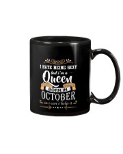 Queens are born in October Mug tile