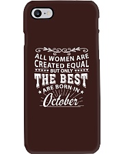 Queens are born in October Phone Case tile
