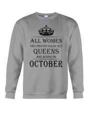 Queen are born in October Crewneck Sweatshirt tile