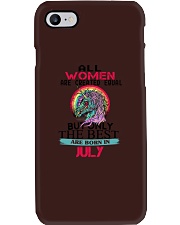 Queens are born in July Phone Case tile